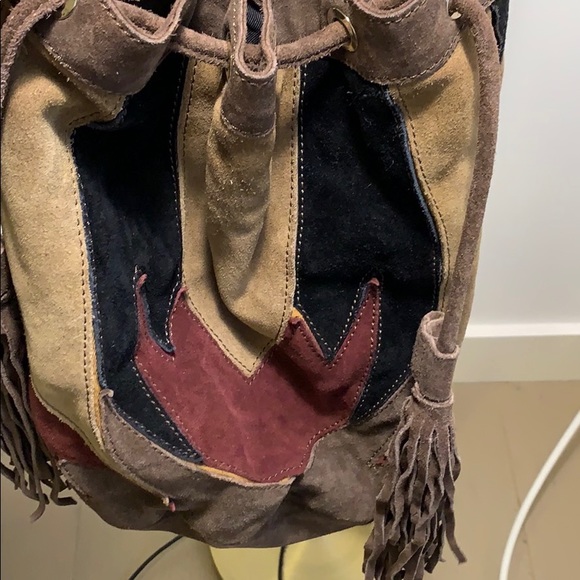 Zara Suede Bucket Bag - Picture 2 of 6